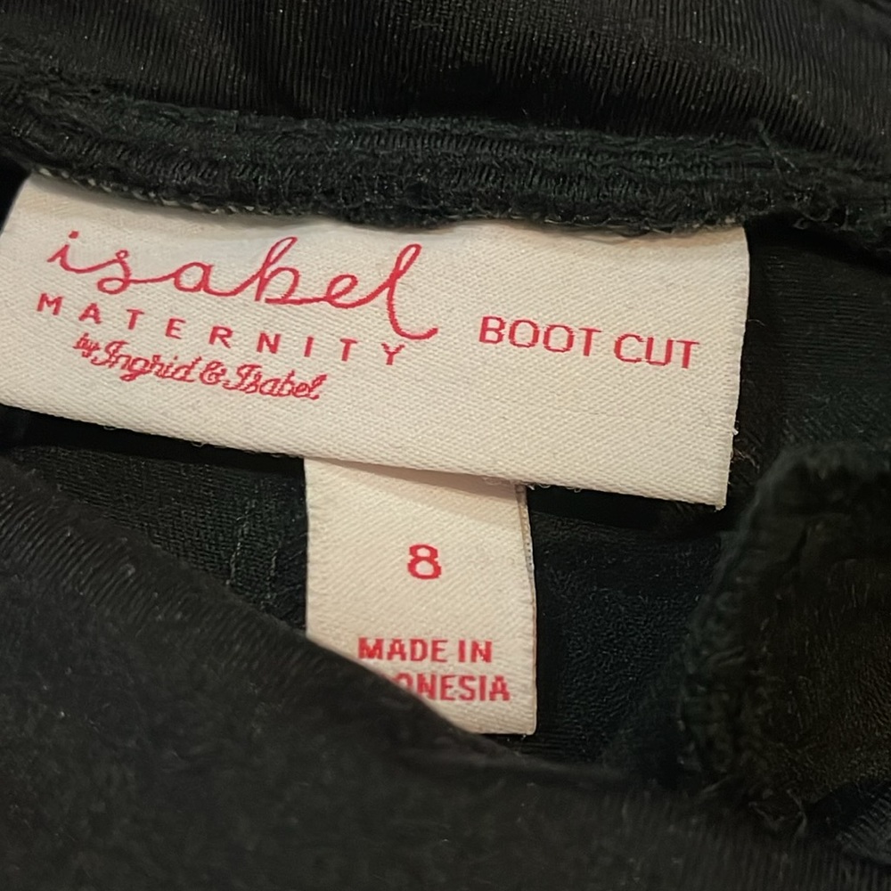 New black bootcut maternity pants - Picture 8 of 9